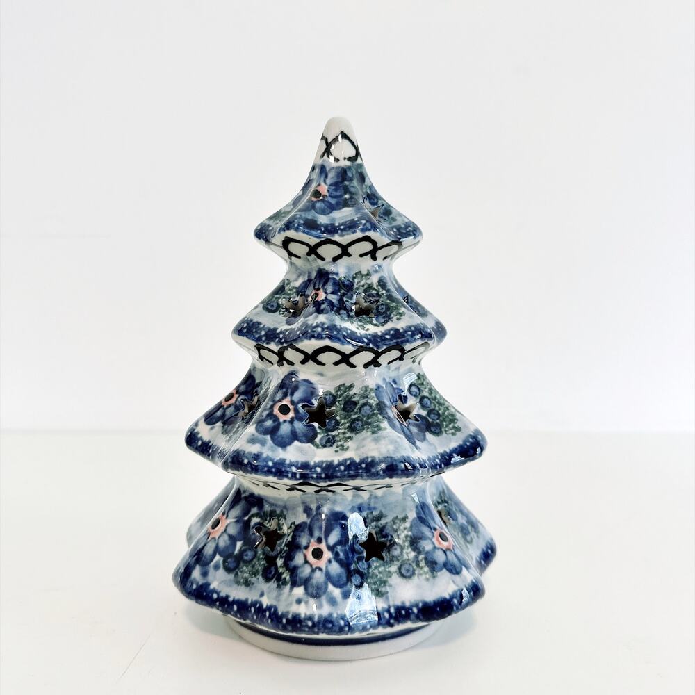 CERAMIKA ARTYSTYCZNA 8" CERAMIC CHRISTMAS TREE LUMINARY